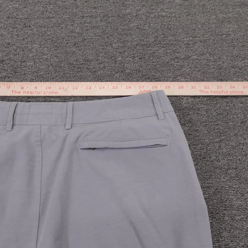 Faherty Shorts Mens 36 Gray All Day Chino Stretch 9 Inseam Casual Microfiber